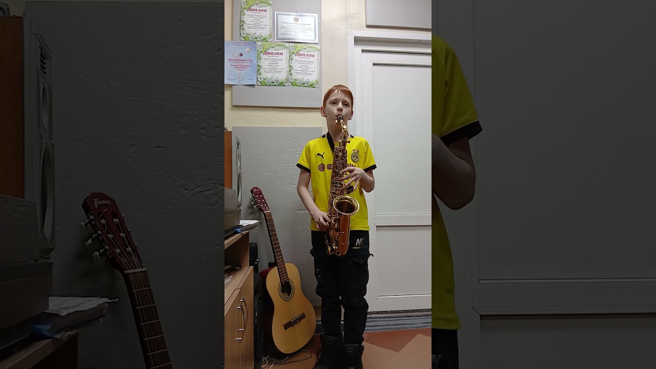 Коломиец Захар - Jingle bells (10-12 лет) #musician #music #saxophone