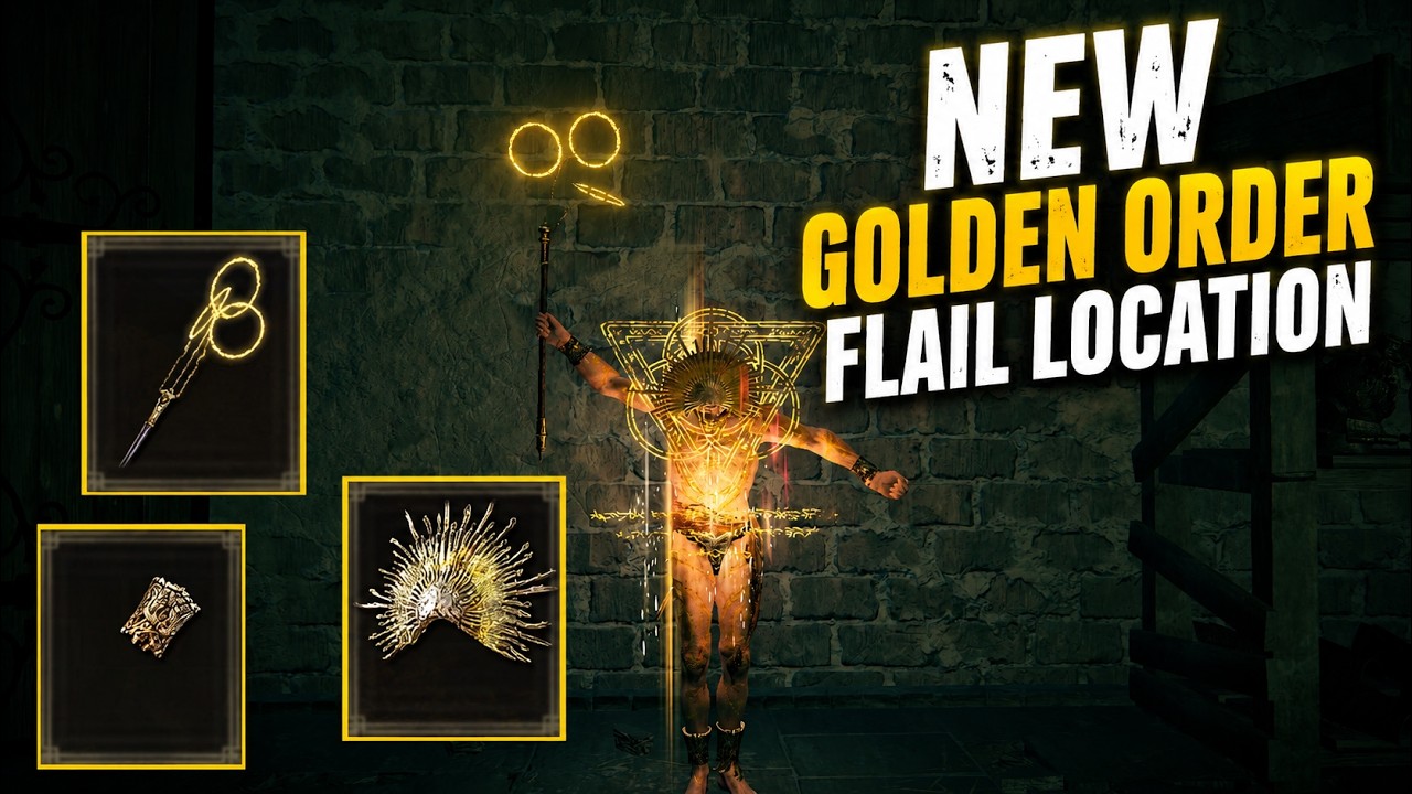 Elden Ring Golden Order Flail & Armor Set Location Guide