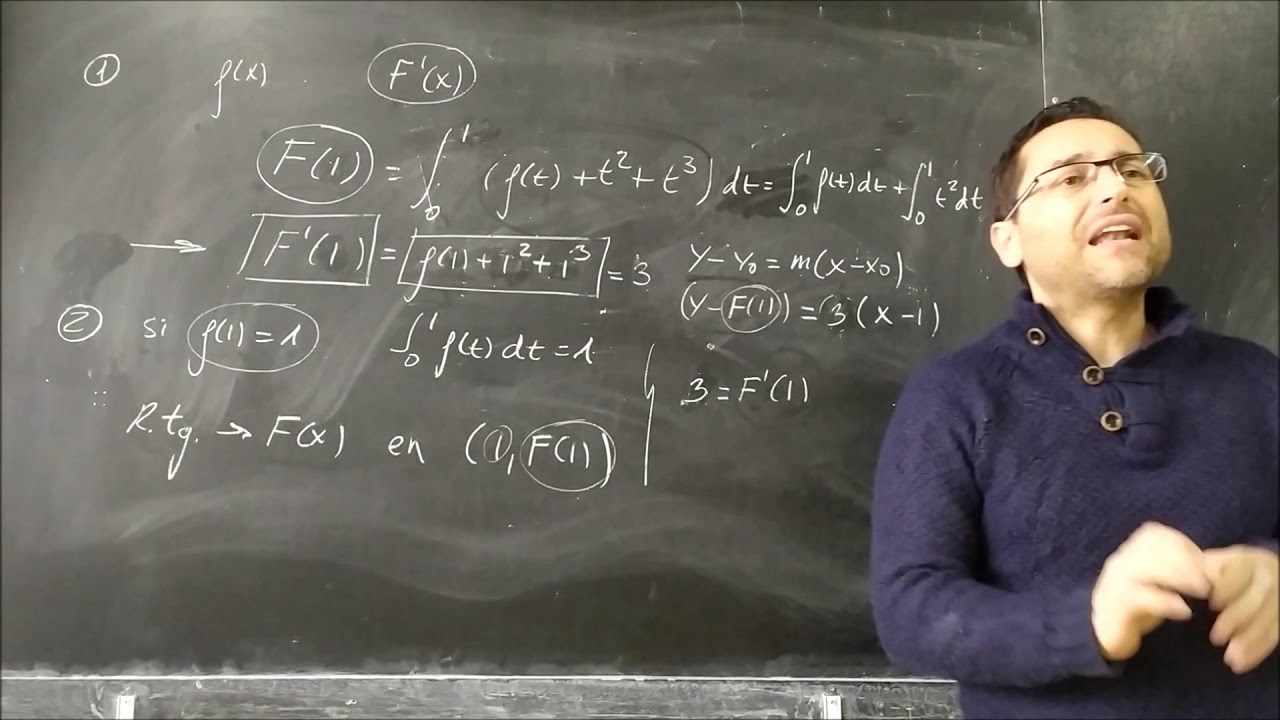 Integral definida. Problema. De calculo de recta tangente y teorema fundamental del cálculo 02