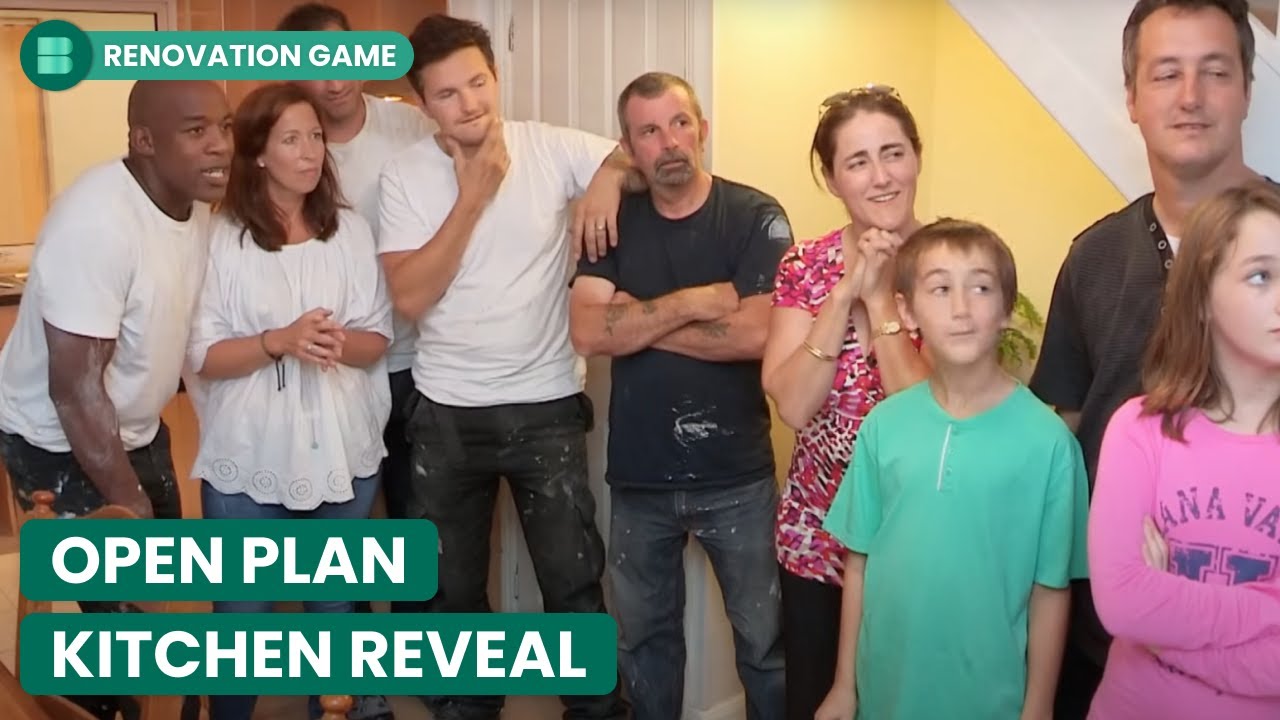 Open Plan Kitchen Transforms Renovation to Next Level | Renovation Game