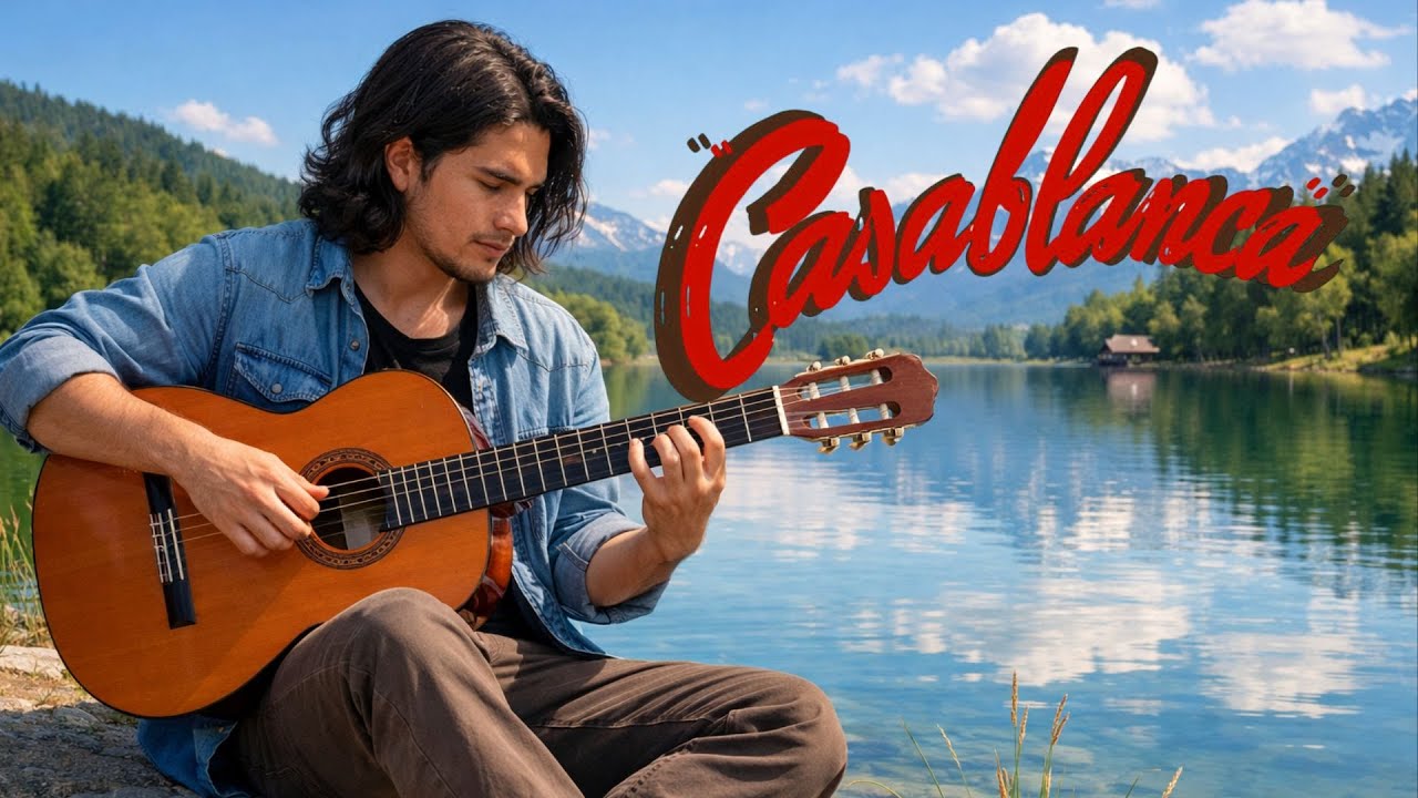 (SLOW SPEED) Casablanca - Bertie Higgins - Emotional Fingerstyle Guitar | Acoustic Cover