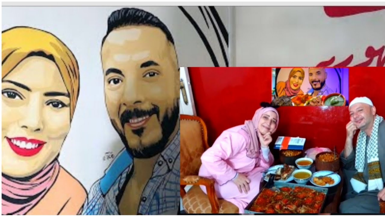 محمد وفطيمه مسحوا بكرامة حمدي ووفاء البلاط جوه المطعم(حمدي بيقول ناس معندهاش دم عشان جايين يصوروا😡😠