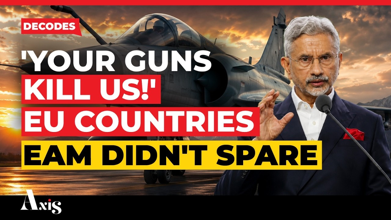 'Your Weapons Hit India, Don't Teach Us Morality': Jaishankar's Brutal Reality Check Stuns E.U, U.S