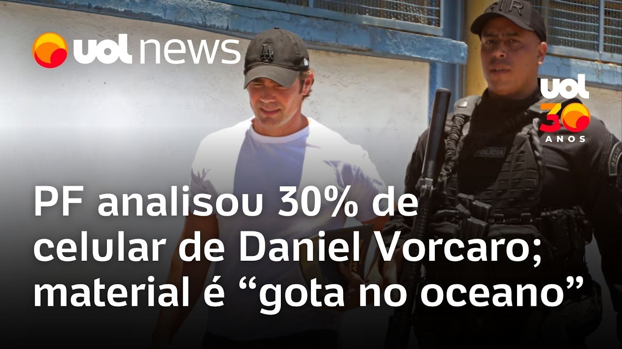 PF viu 30% de um celular de Vorcaro; autoridades falam em 'gota no oceano'