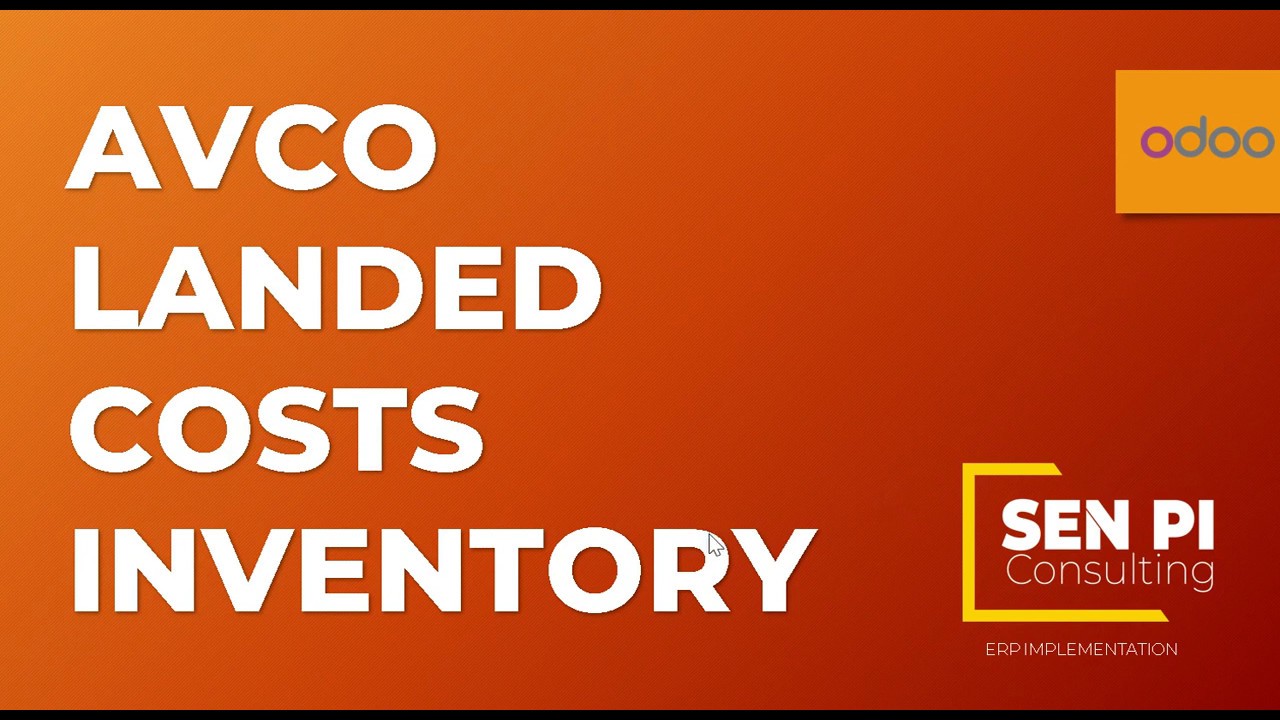 AVCO Landed Costs Inventory | Odoo
