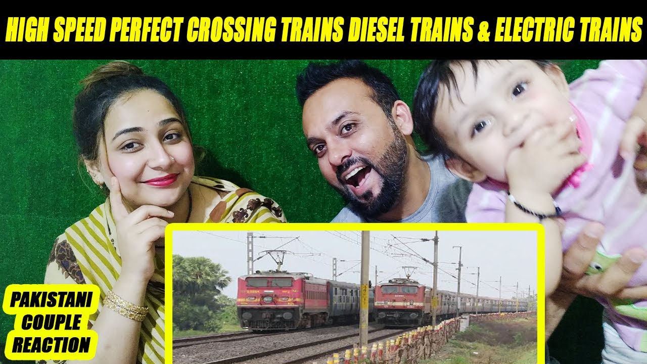 HIGH SPEED PERFECT CROSSING TRAINS | DIESEL TRAINS & ELECTRIC TRAINS | INDIAN RAILWAYS