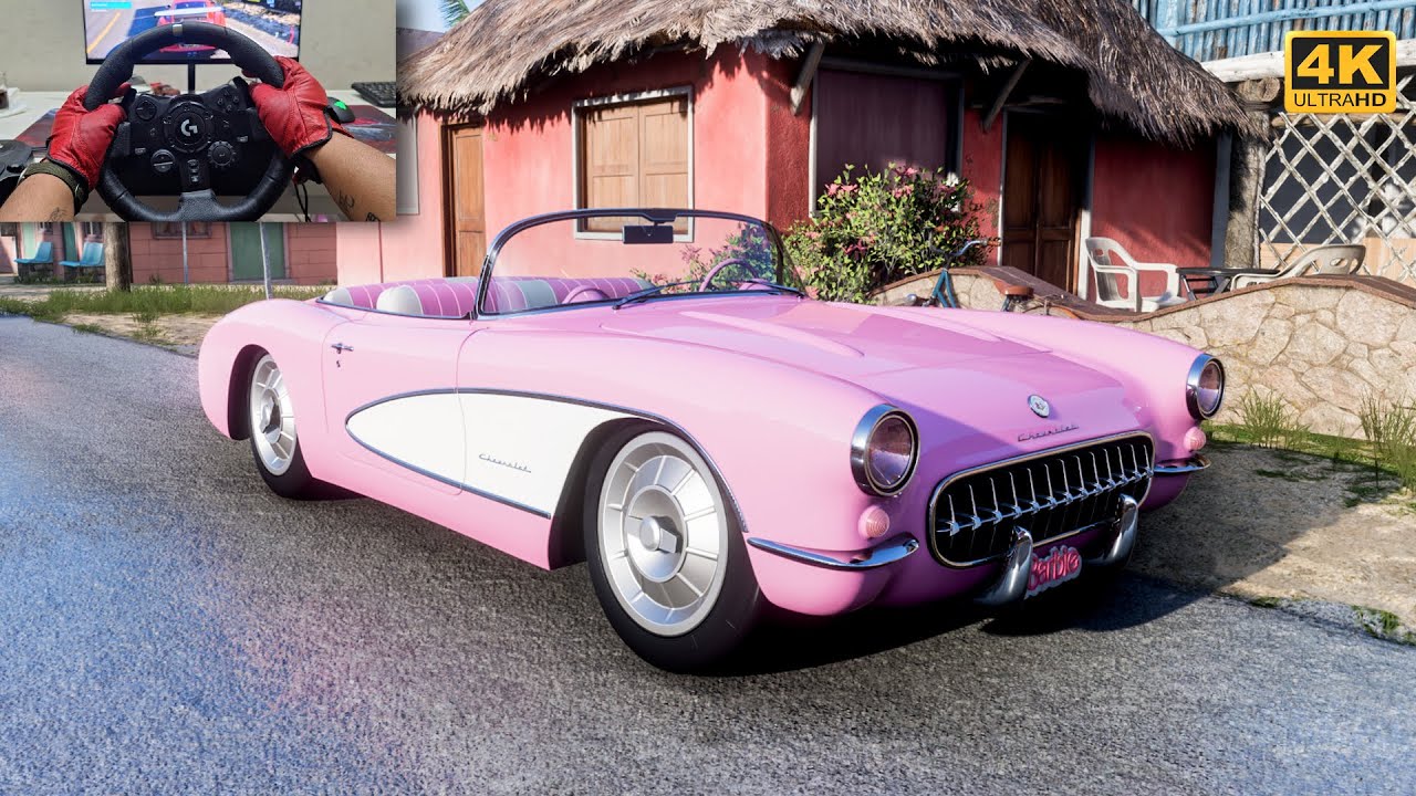 Chevrolet Corvette EV Barbie Edition - Forza Horizon 5 | Logitech G923 Steering Wheel [4K]