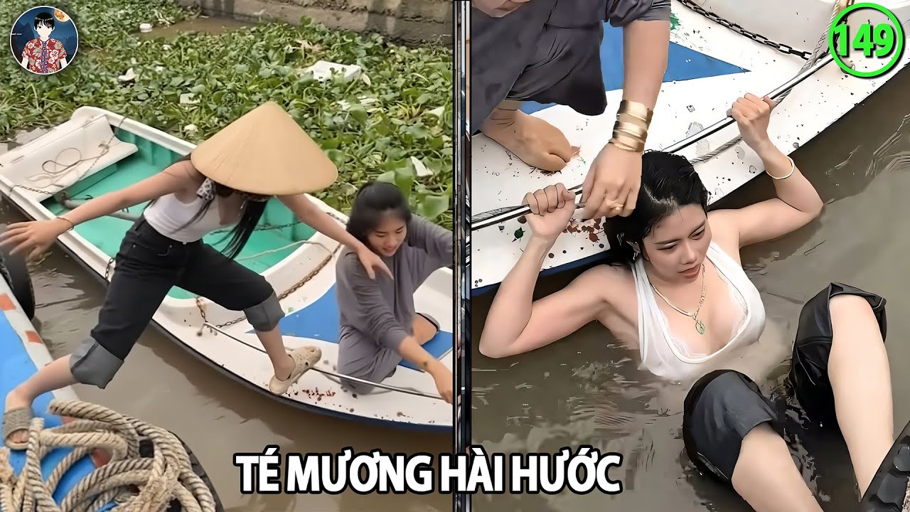 Ừ Thì Xem 149 : Té mương hài hước | Cười Nắc Nẻ
