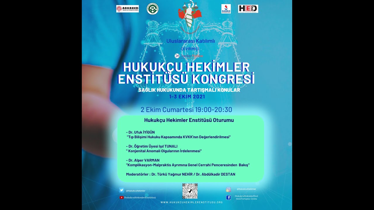 Hukukçu Hekimler Enstitüsü Oturumu-1