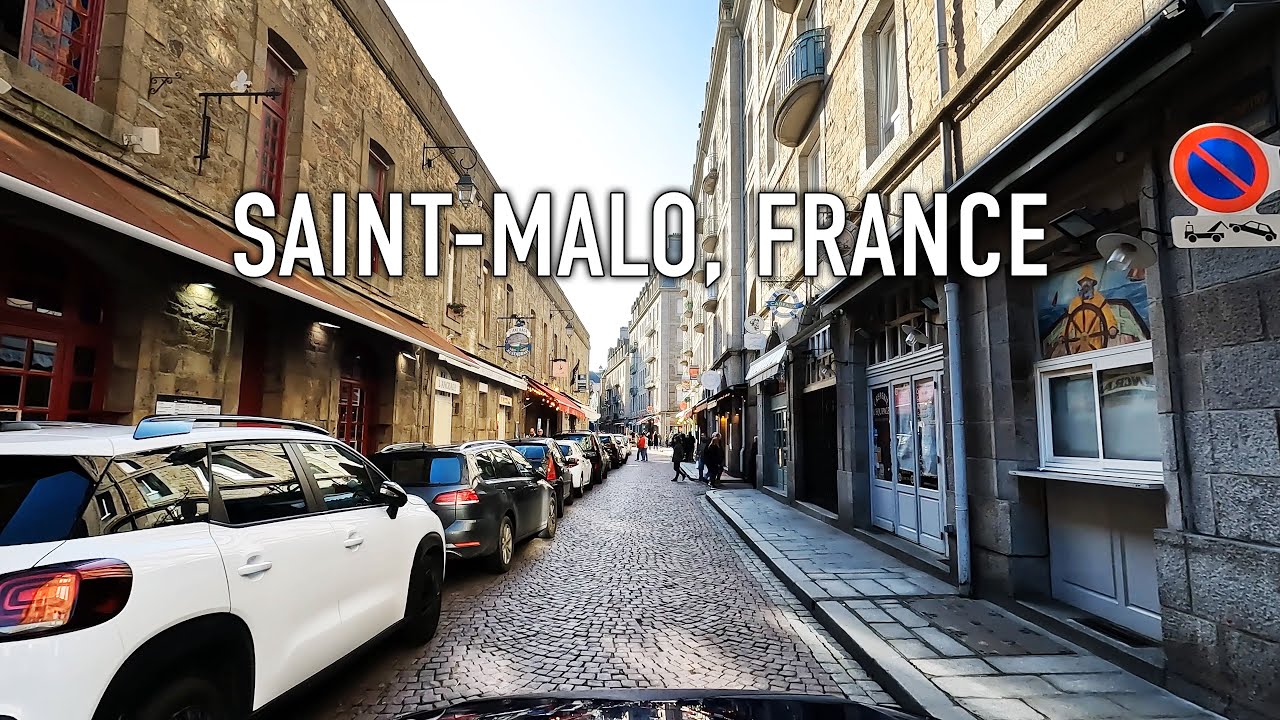 Saint-Malo Scenic Drive in 4K