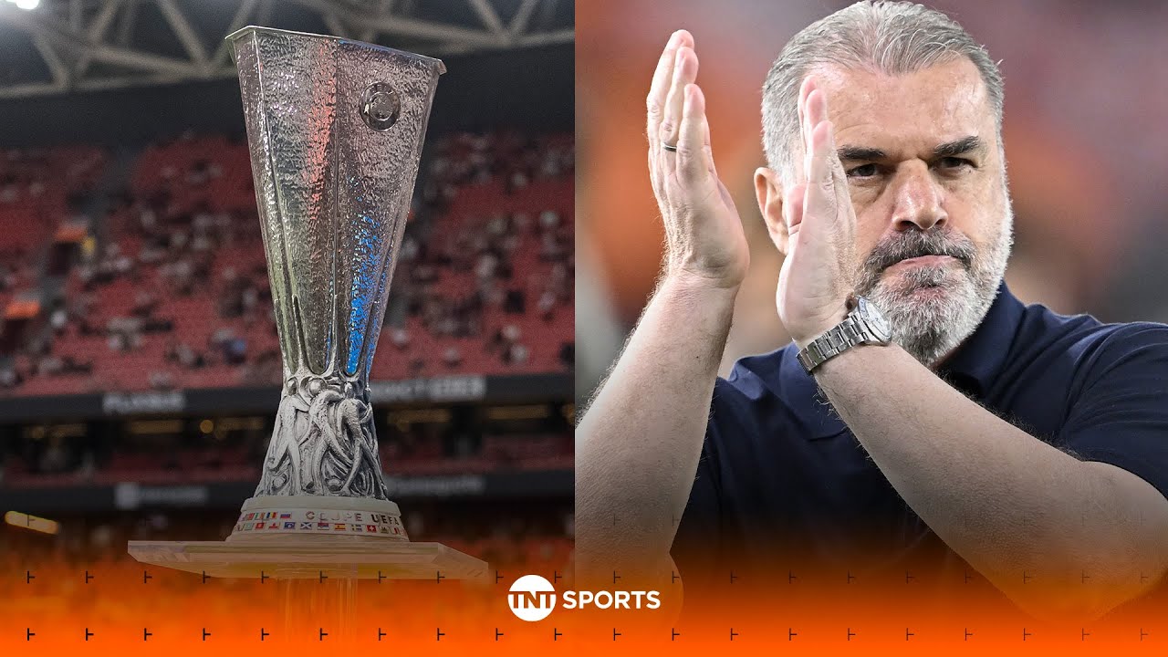 Tottenham & Man United walk out in Bilbao ahead of 2025 UEFA Europa League Final 🏆 #UEL