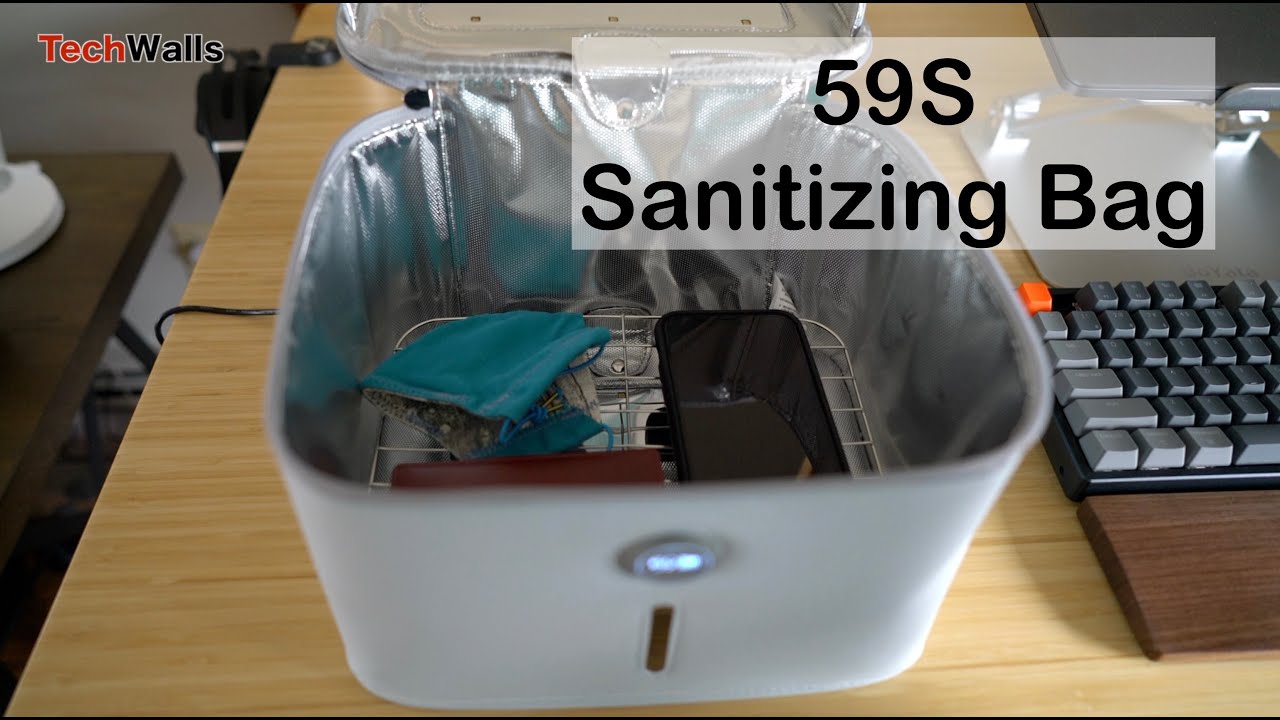 59S UV Light Sanitizing Bag Unboxing & Testing