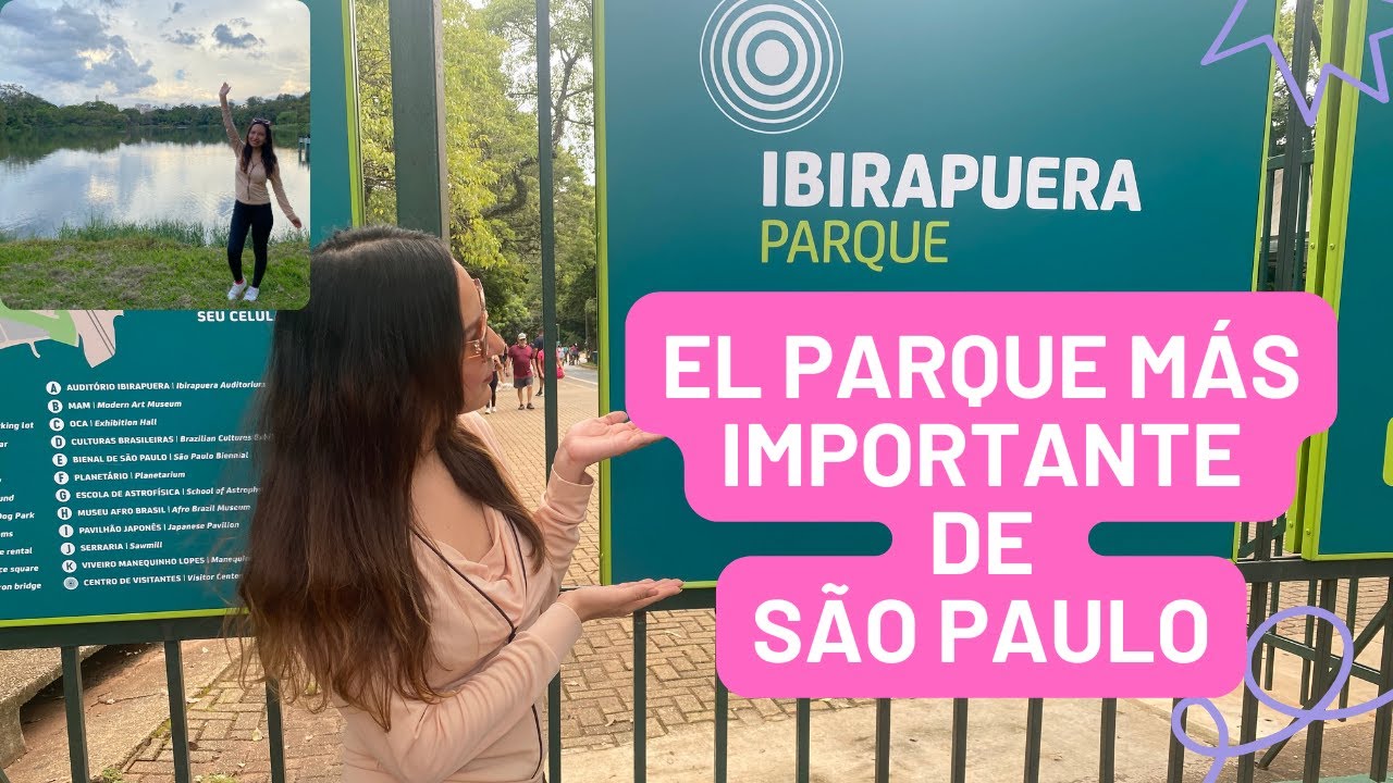 Explorando el Parque Ibirapuera 💚🌳🏞️ S&Atilde;O PAULO 🚴🏻🛼🛹