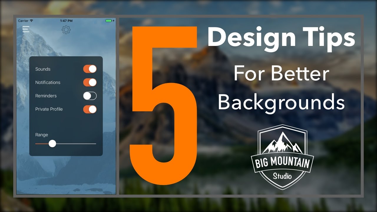 5 Design Tips for Better Backgrounds (iOS, Xcode 8)