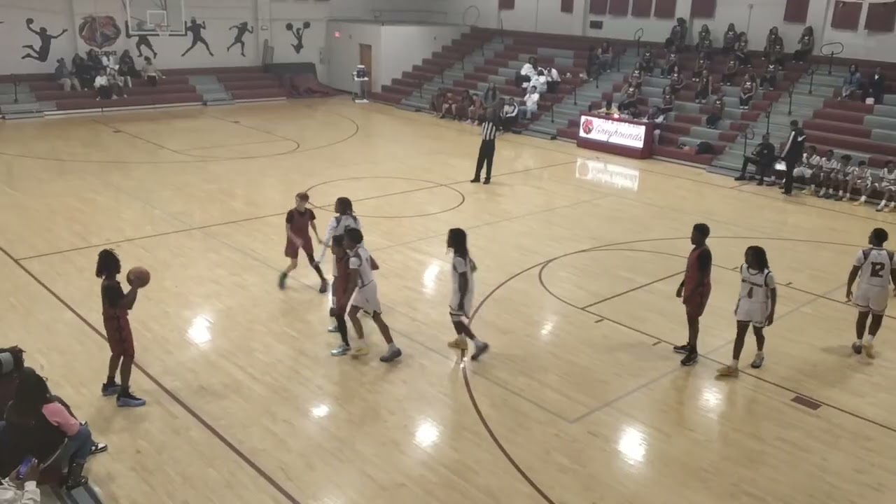 Lower Midland Middle Basketball middle school playoffs round 1