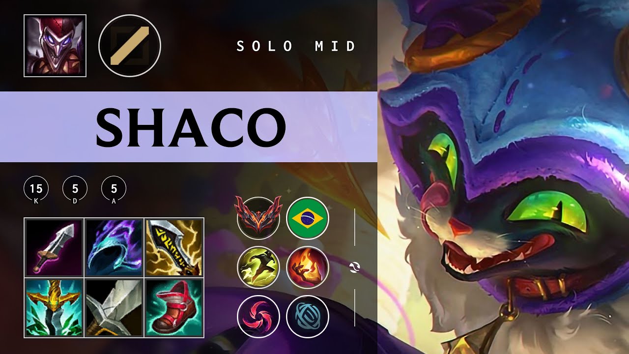 Shaco Mid vs Veigar - BR Grandmaster Patch 25.24