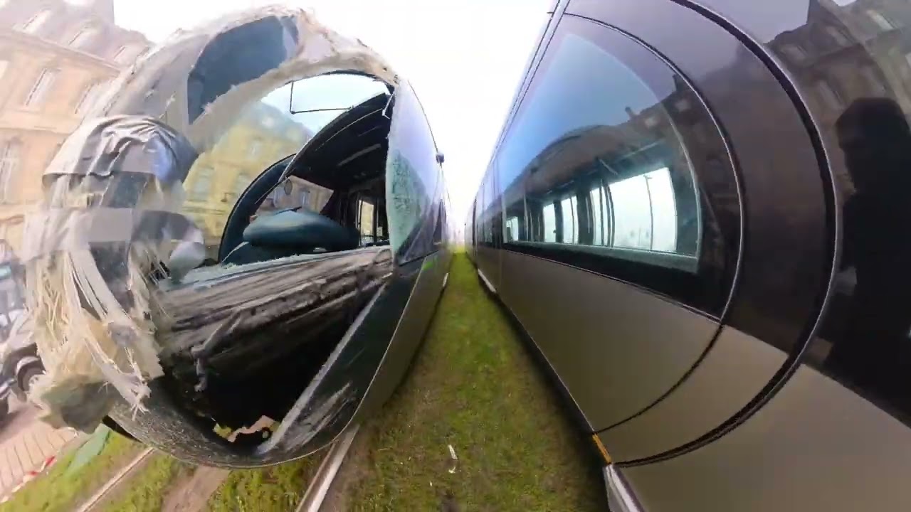 Collision Tram  Bordeaux