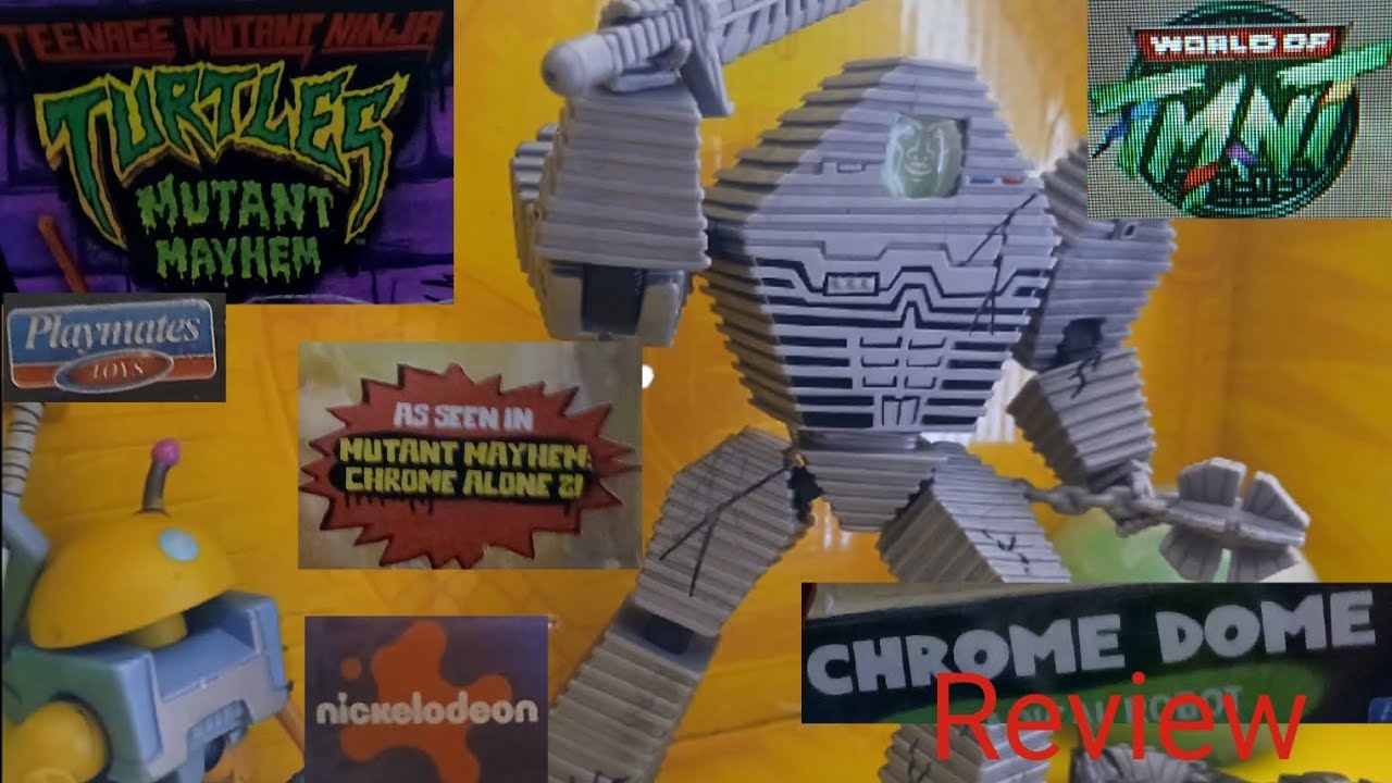DJTMNT: TMNT: Chrome Alone 2: Chrome Dome Figure Review 