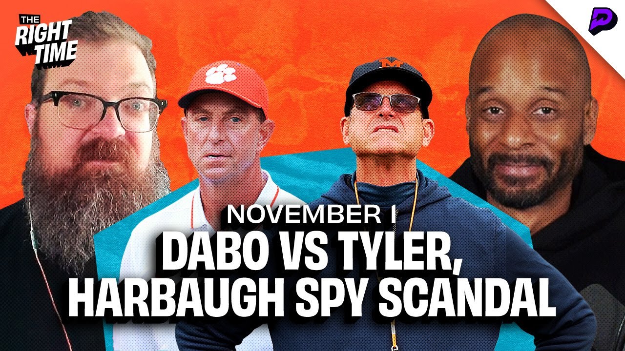 Spencer Hall Joins The Right Time to Discuss Dabo Swinney and Jim Harbaugh | 11.1