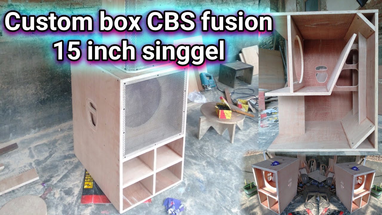 custom box CBS fusion 15 inch & skema