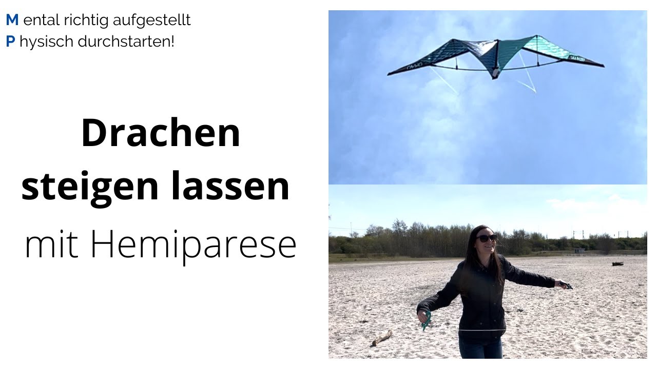 Drachen steigen mit Hemiparese