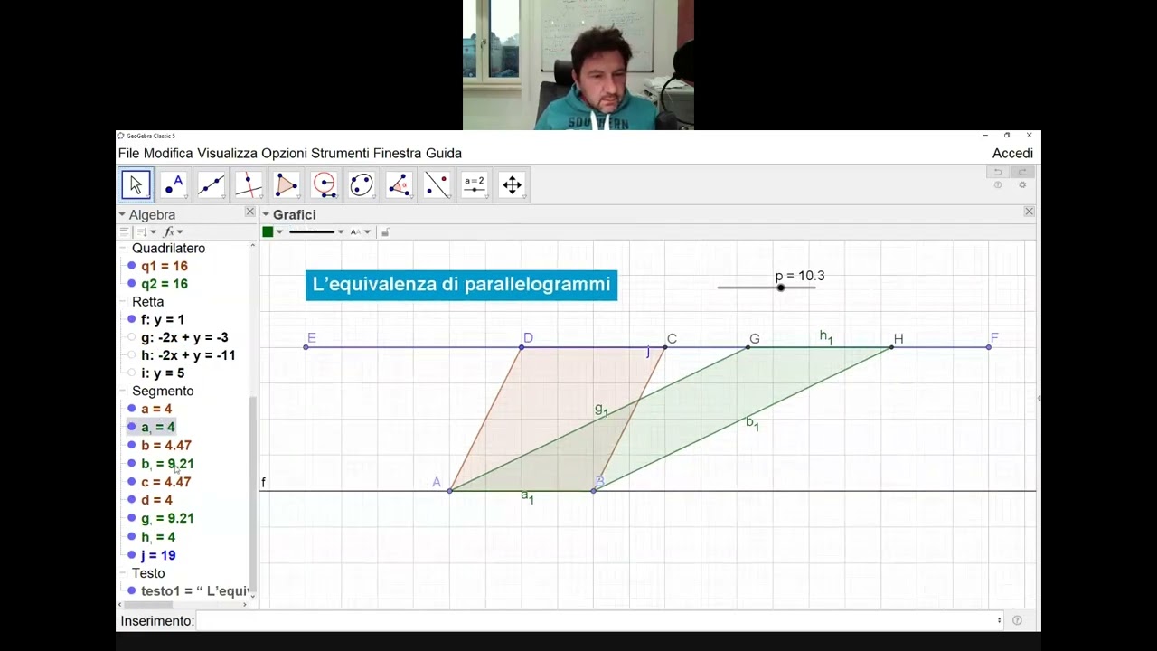 Verifiche e dimostrazioni con Geogebra