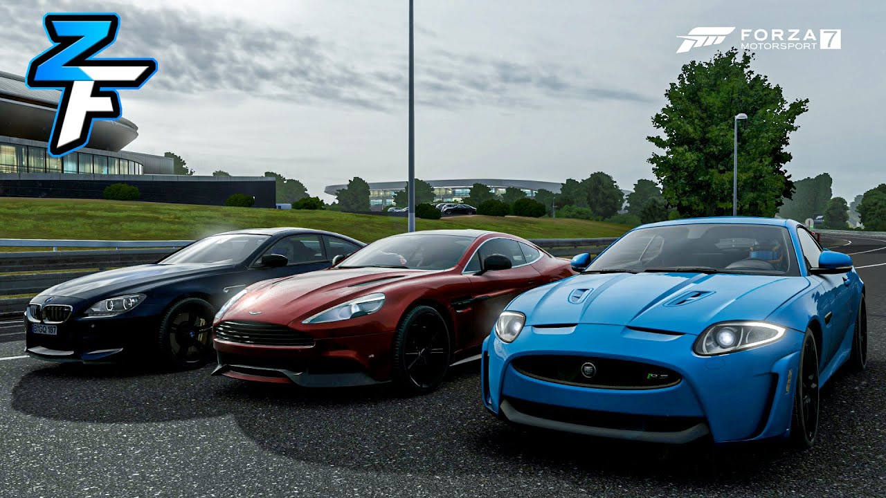 BMW M6 vs Aston Martin Vanquish vs Jaguar XKR-S | Forza 7 Drag Race