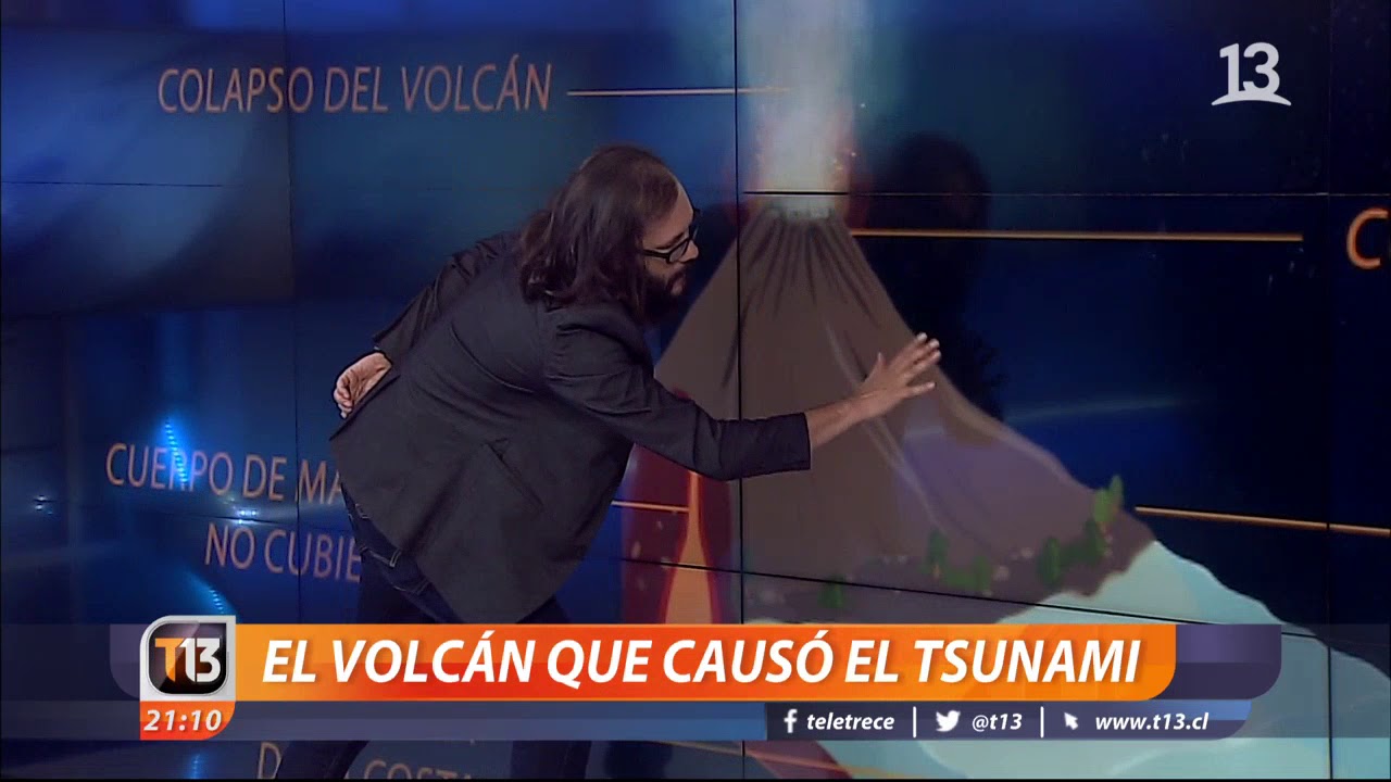 El volcán que causó el tsunami - #T13TeExplica