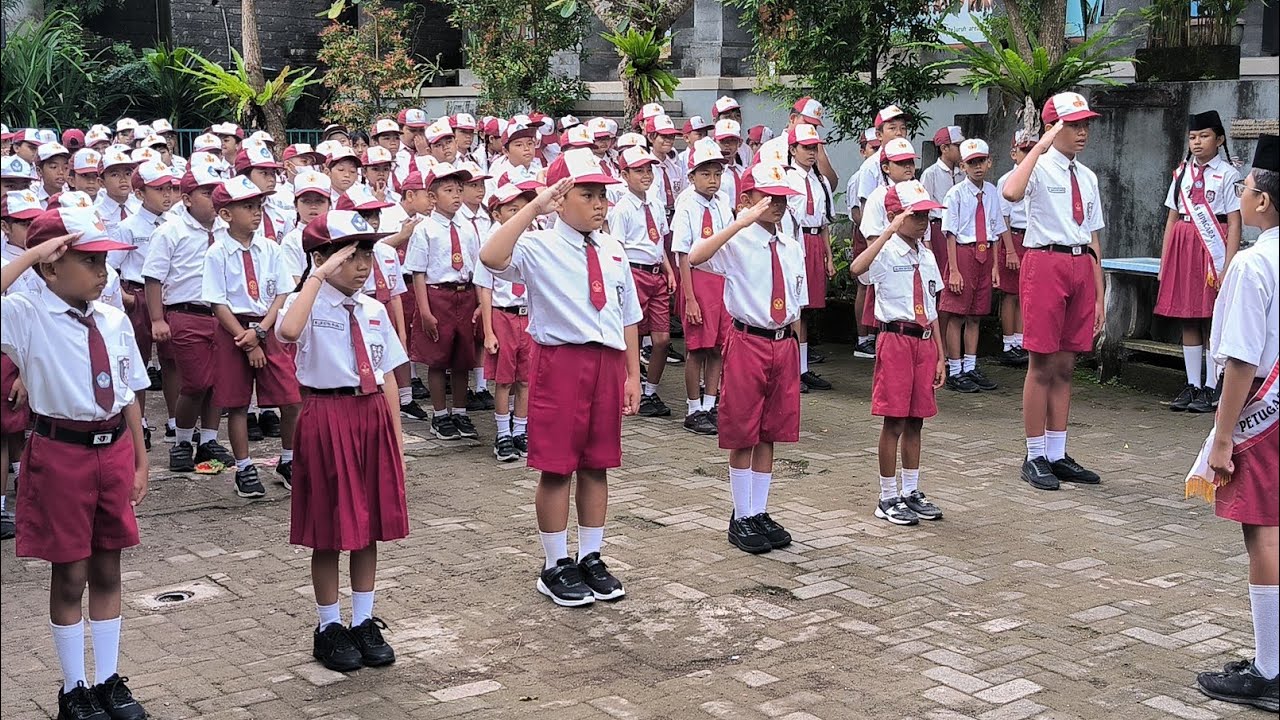 Upacara Bendera SD No 2 Kutuh 2026