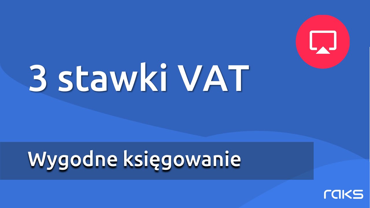 Szybkie księgowanie faktury z trzema stawkami VAT w programie RAKS.