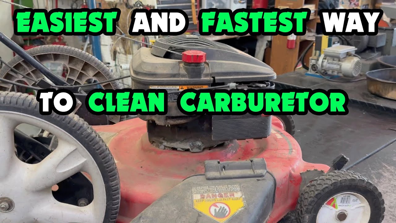 Easiest Way To Clean Carburetor on Yard Machines MTD Push Mower