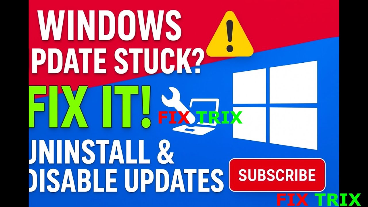 ✨ Fix Windows Update Stuck | Uninstall Updates & Disable Update Service Easily! 🔧💻✨