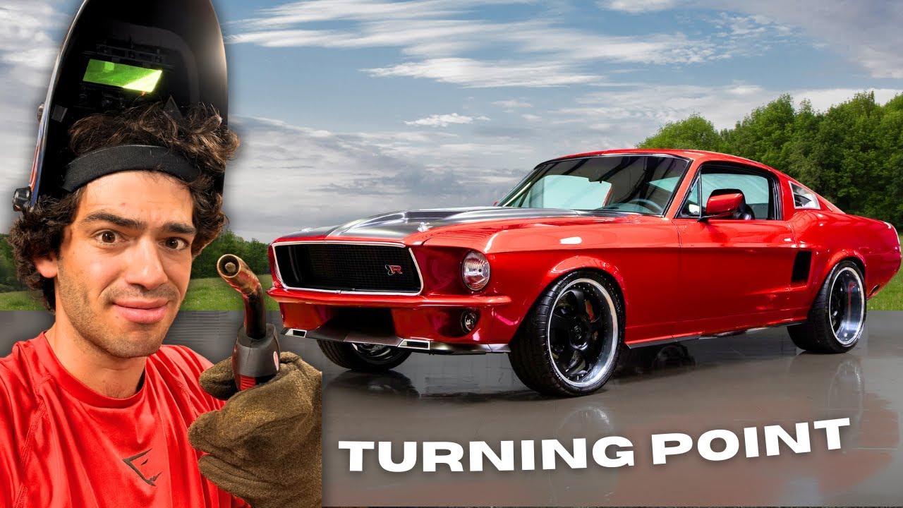 Переделка Mustang Coupe 2 Fastback 1967 года — задняя часть входит (EP.6)