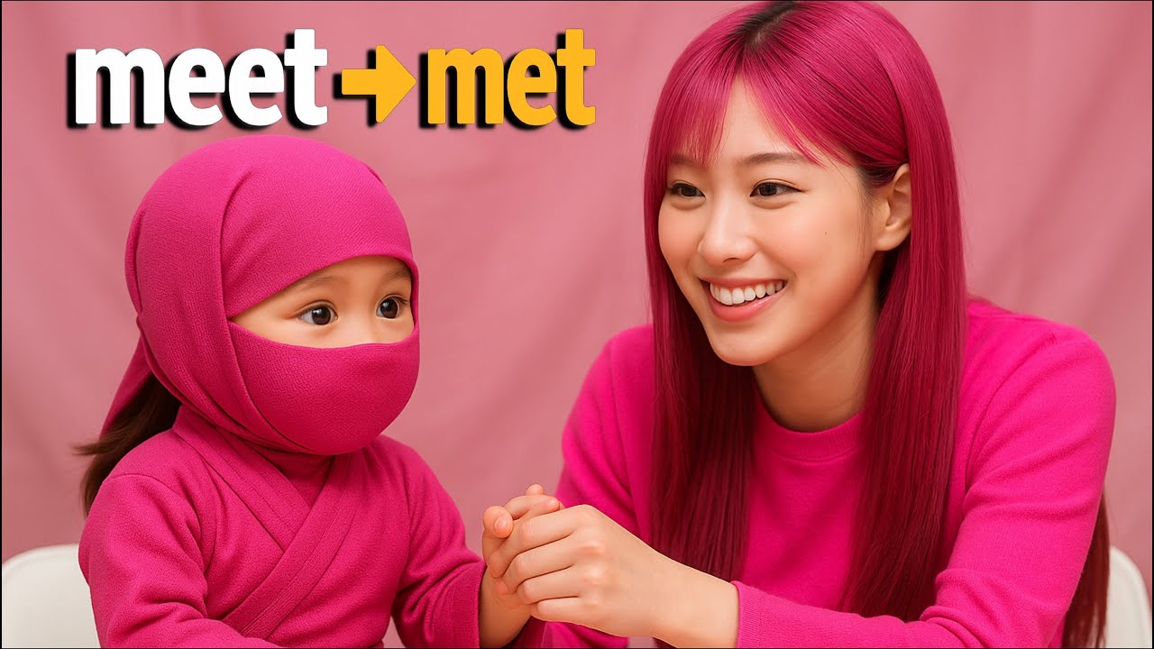Past Tense Verbs Song | get &rarr; got | Pink Ninja English (Part 2)