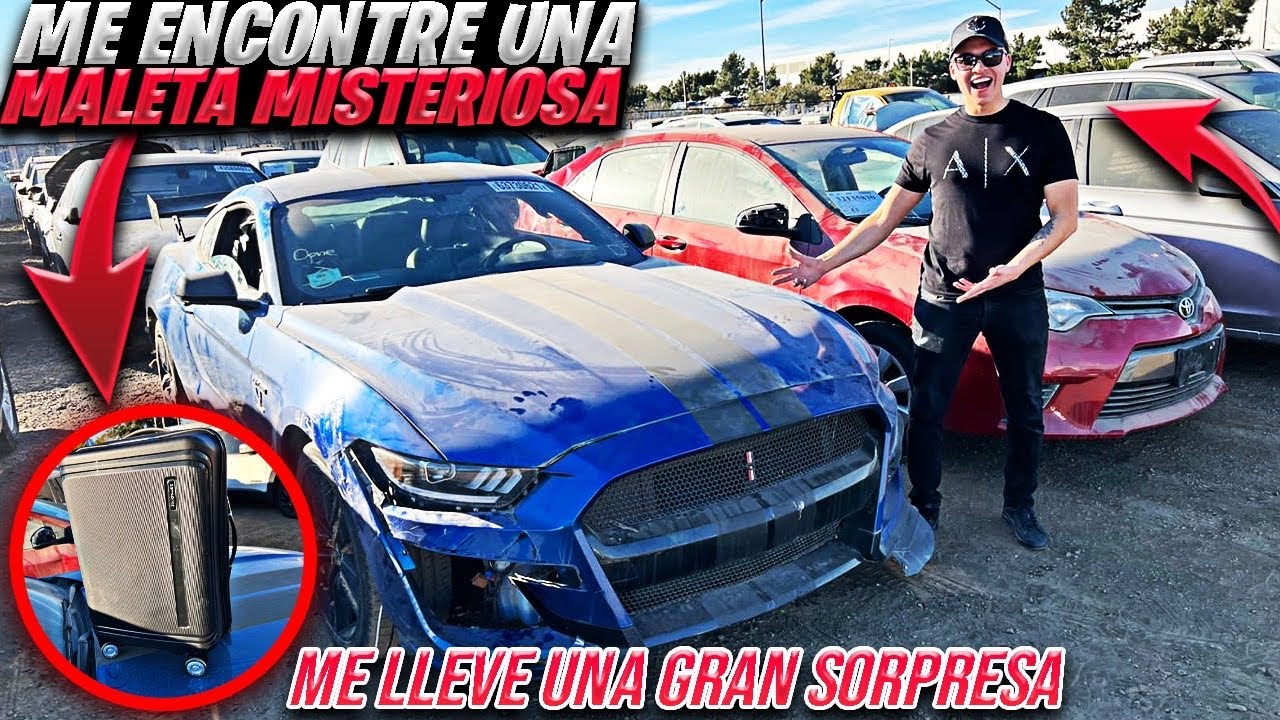 ME COMPRE MUSTANG GT500 EN LA SUBASTA - ME ENCONTRE UNA MALETA MISTERIOSA! | GERABOY