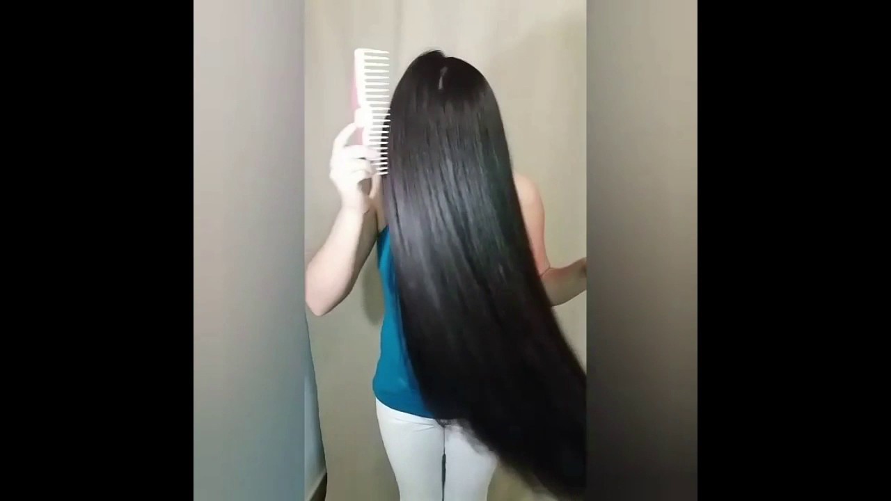 awsome long black hair
