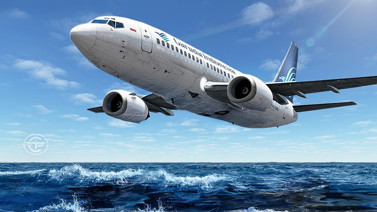 All Engines Shut Down in Mid-Flight | Crashing a Boeing 737 in a Shallow River