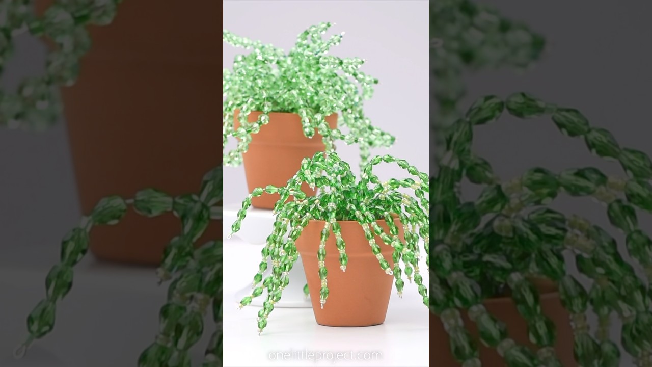 How to Make a Beaded Plant 🪴 🪴 🪴