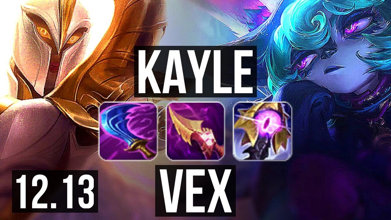 KAYLE vs VEX (MID) | 400+ games, Godlike | NA Master | 12.13