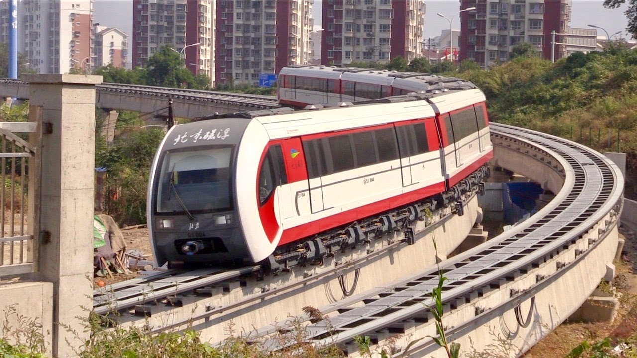 Beijing S1 Maglev Train Mentougou Line  门头沟线