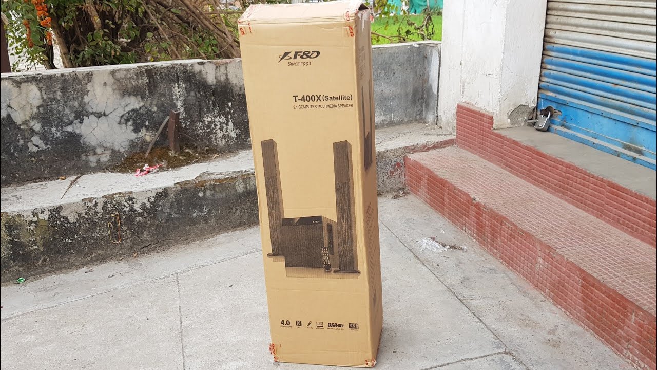 F&D T-400x 10000watts UNBOXING (Powerfull Bass/Tallboy Speaker System)