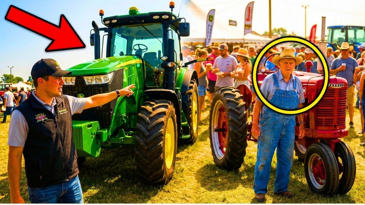 74 Jahre alt, 1952er Farmall, 10.000 Dollar Wette — gegen einen 485.000-Dollar-John Deere