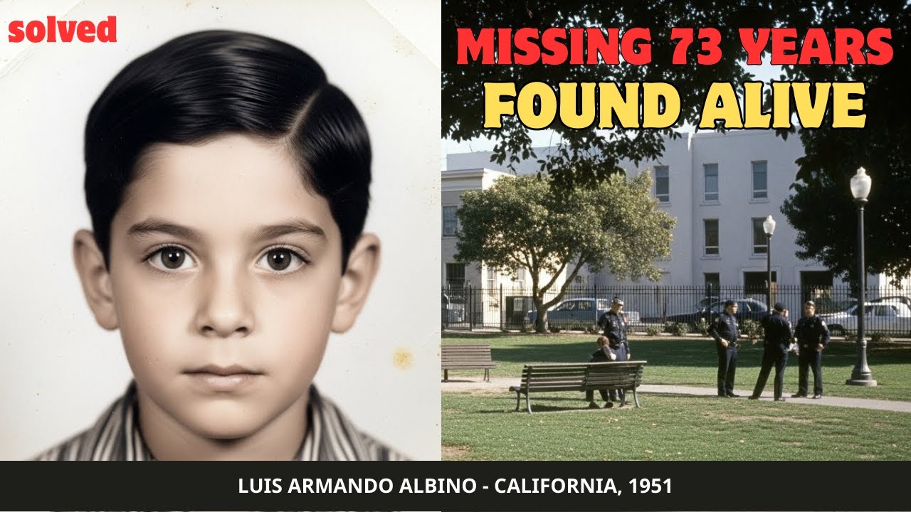 SOLVED by DNA: Luis Armando Albino Missing 73 Years - Found Alive