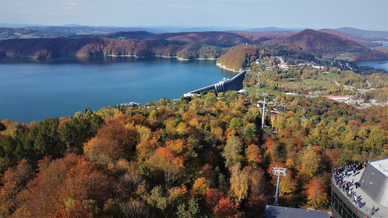 Jezioro Solińskie / Kolej gondolowa Solina - 14.10.2022 r.