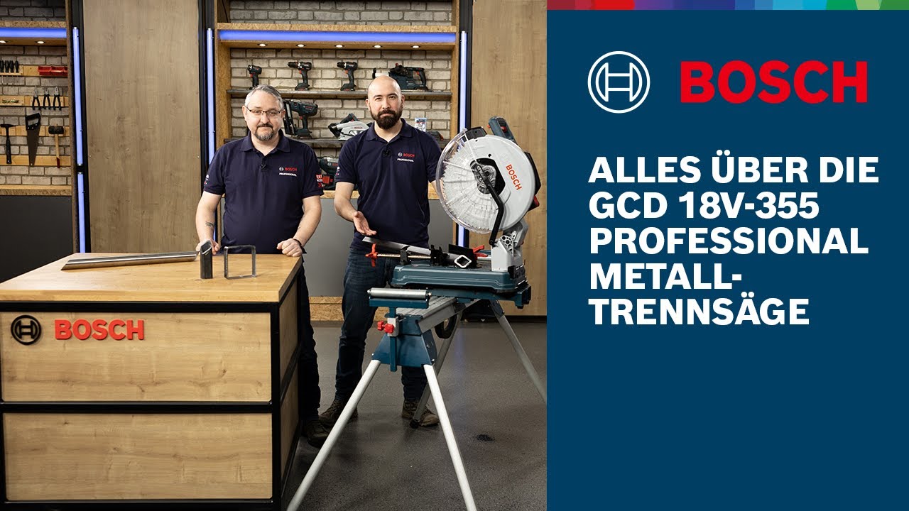 Alles über die GCD 18V-355 Professional Metalltrennsäge
