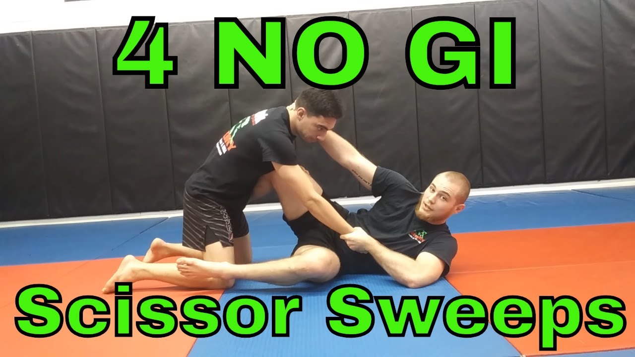 Four Ways to (No Gi) Scissor Sweep