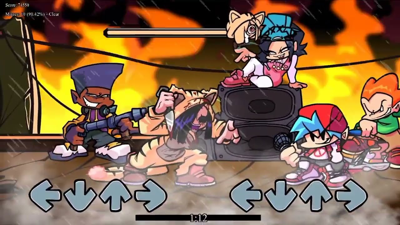 FNF Baddies Mod | Full Collapse Song | Friday Night Funkin' VS Nekofreak