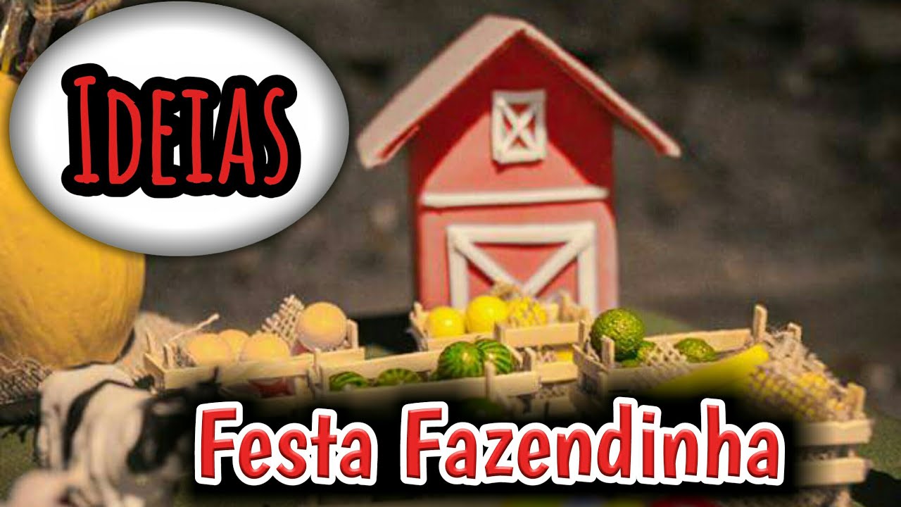 Ideias para festa Fazendinha - Sem impressora!