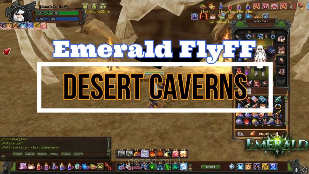 Emerald FlyFF: Desert Cavern - PENYA FARMING