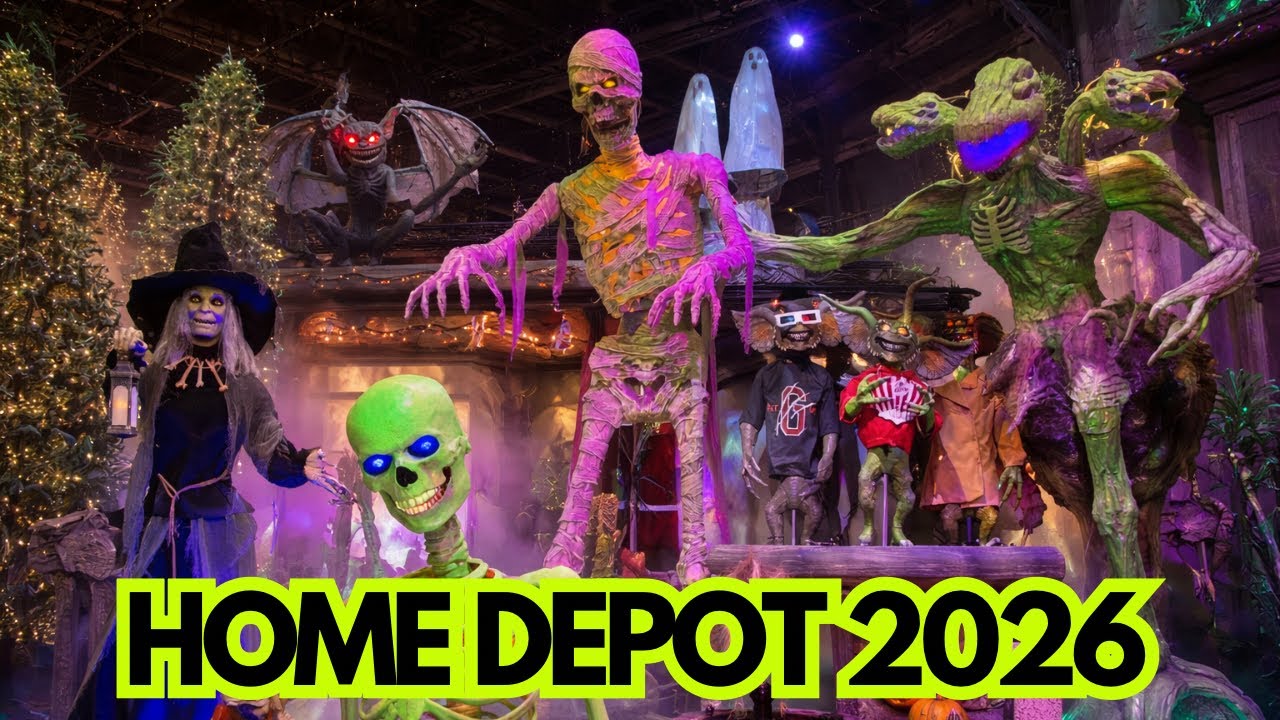 HOME DEPOT REVEALS NEW ANIMATRONICS FOR 2026!